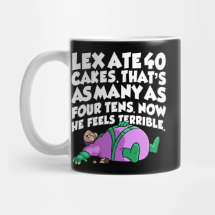 Lex 40 Cakes 2.0 Mug